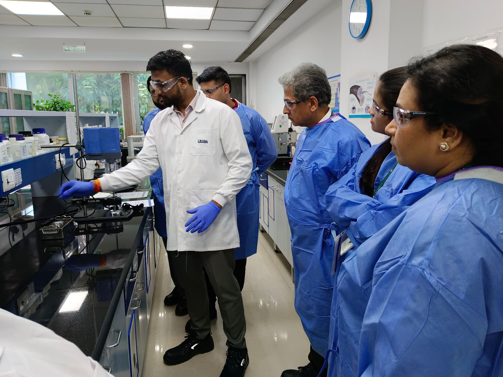Laboratory demonstration at the immersion